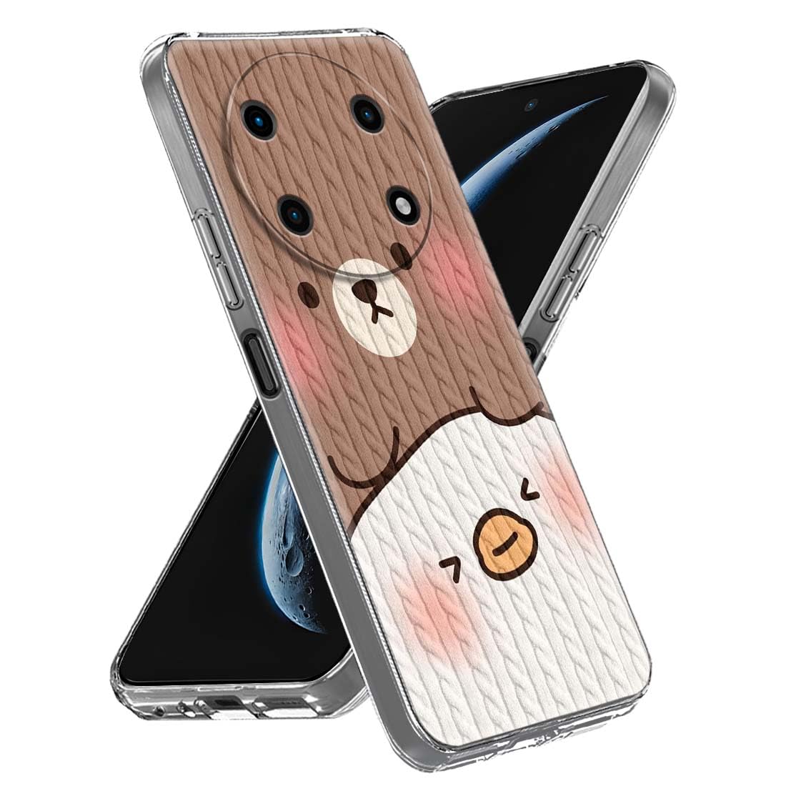 Fashionury Designer Soft Back Cover Case Compatible for Acer Super