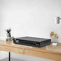 Vista 2 de TIGERSECU Grabador de seguridad DVR híbrido 4 en 1 de 4 canales Super HD 1080P con disco duro de 1 TB, para cámaras TVI/AHD/CVI/analógicas de 2MP