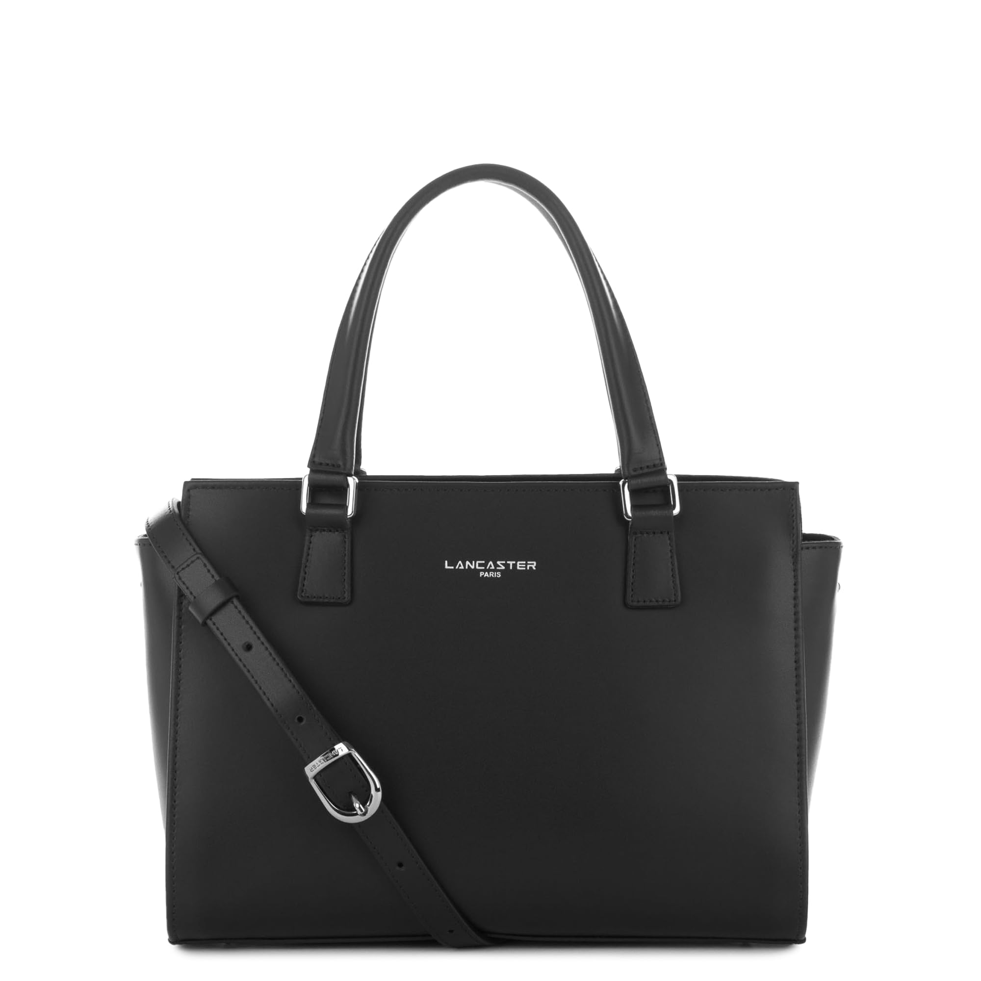 LANCASTER Sac a main en cuir Ref 38651 Noir 29 * 21*