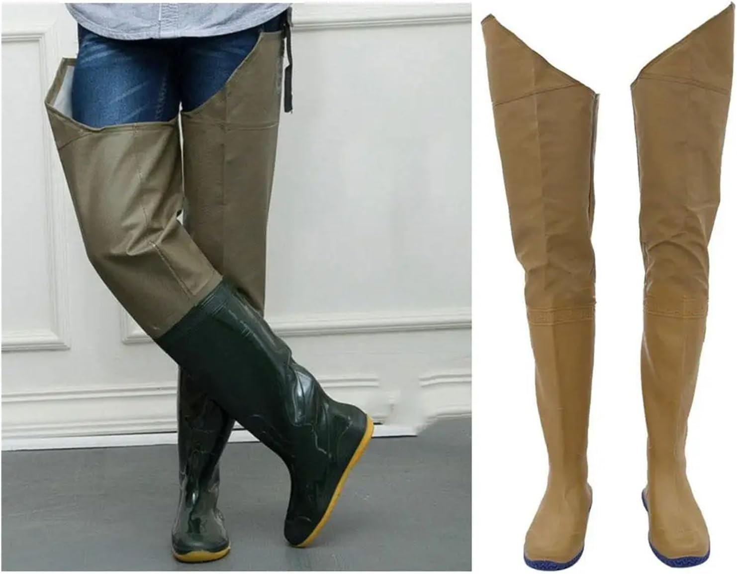 Fishing Waders Pant Weatherproof Wading Pants with Sizes 41-44