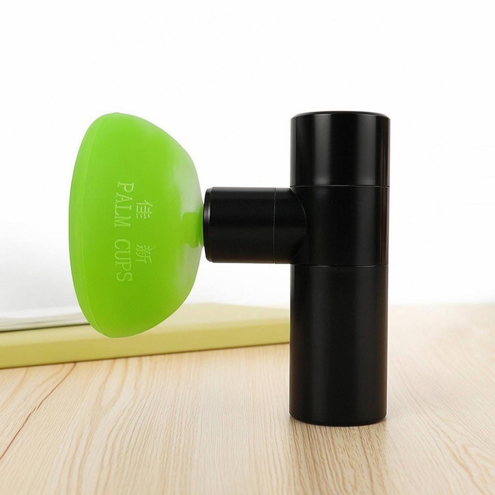 Amagogo Cup Dispositivo Portatile a Percussione Elettrica Massaggiatore per Tapping Testina a Coppa Concava Silicone Corpo in Alluminio Impugnatura Facile da, Stile Economico Di Livello Base