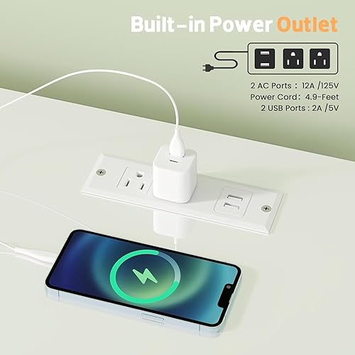 Miniatura 6 de Soporte de TV para TV de 85 pulgadas, soporte de TV LED con toma de corriente, moderno centro de entretenimiento con estante de cristal, consola