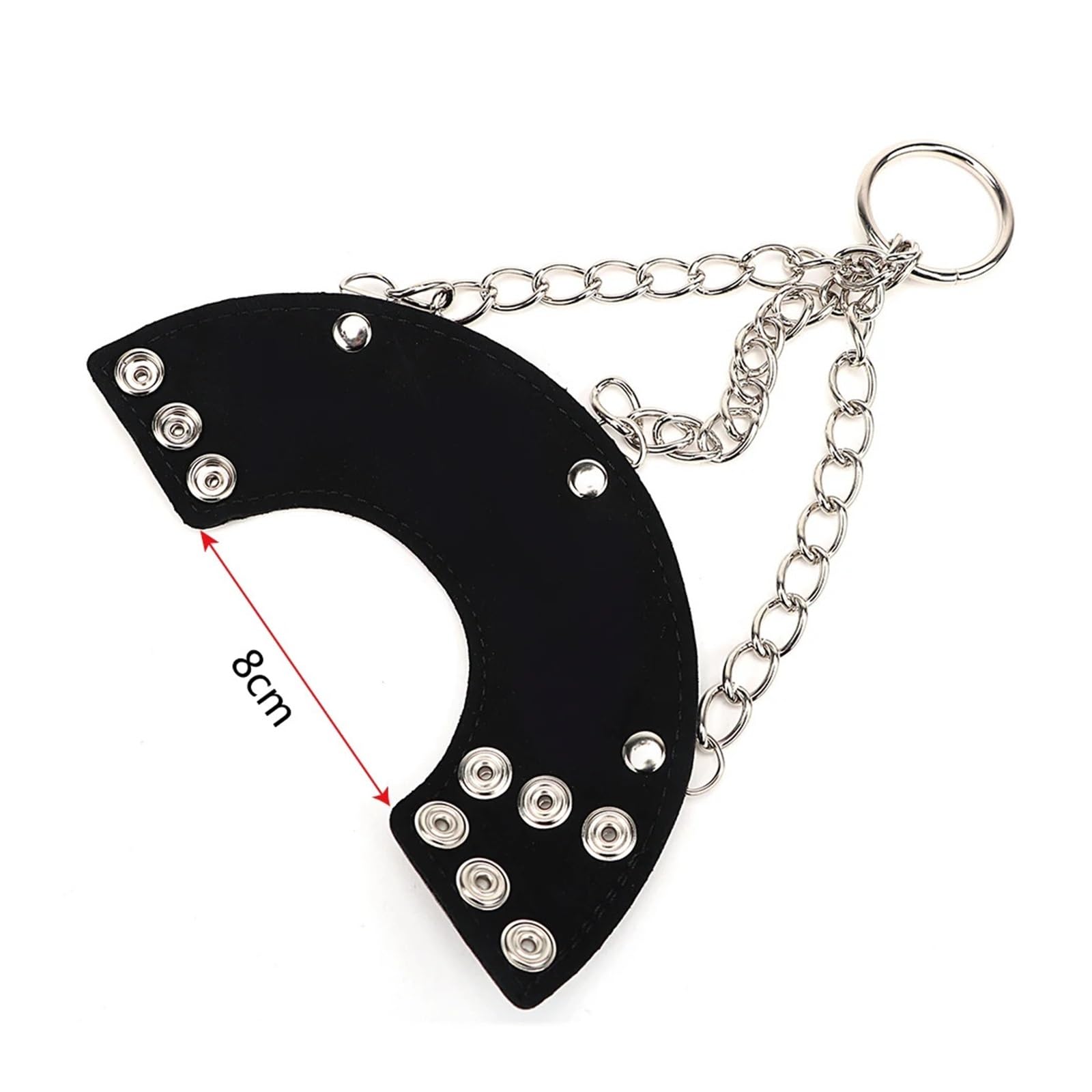 Parachute De Stretcher Scrotum En Cuir PU Pour Chasteté Masculine - Anneaux De Retenue Confortables