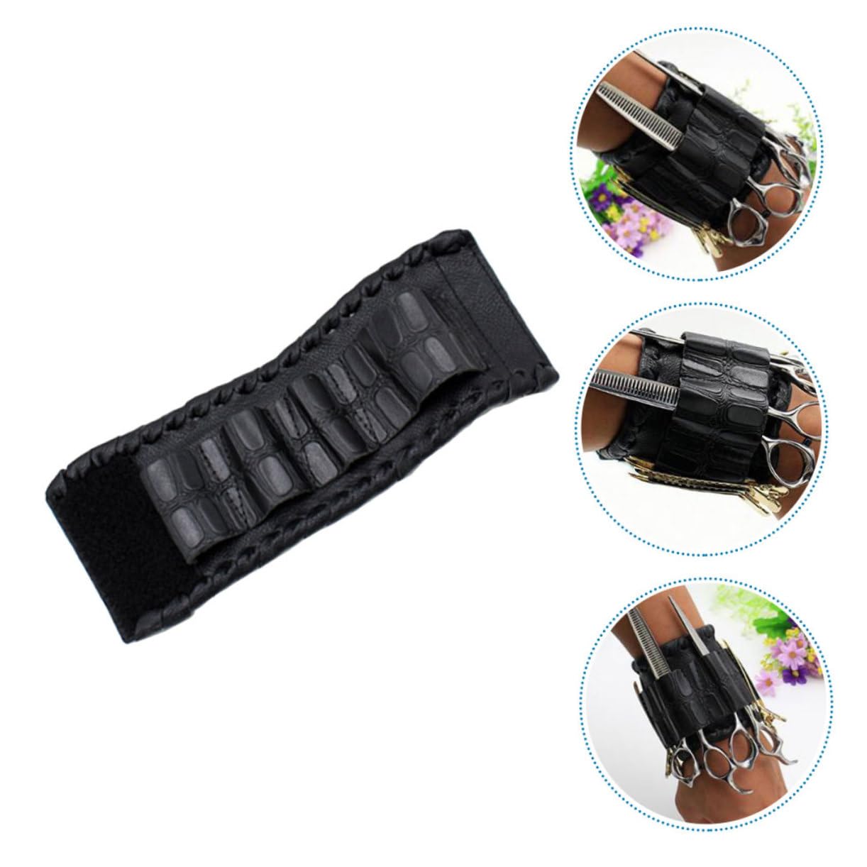 VICASKY Hair Scissors Pouch Barber Wrist Bag Scissor Holder Pouch Hairdressing Tool Kit Large Capacity Scissors Storage