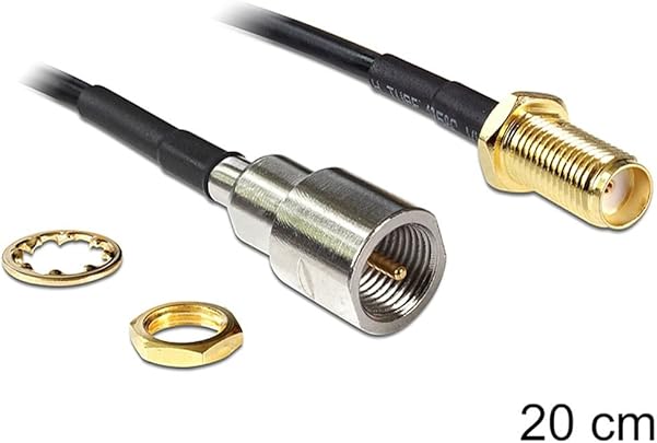 DeLOCK 88587 cavo coassiale 0 2 Nero DeLOCK 88587 cavo coassiale 0 2 Nero