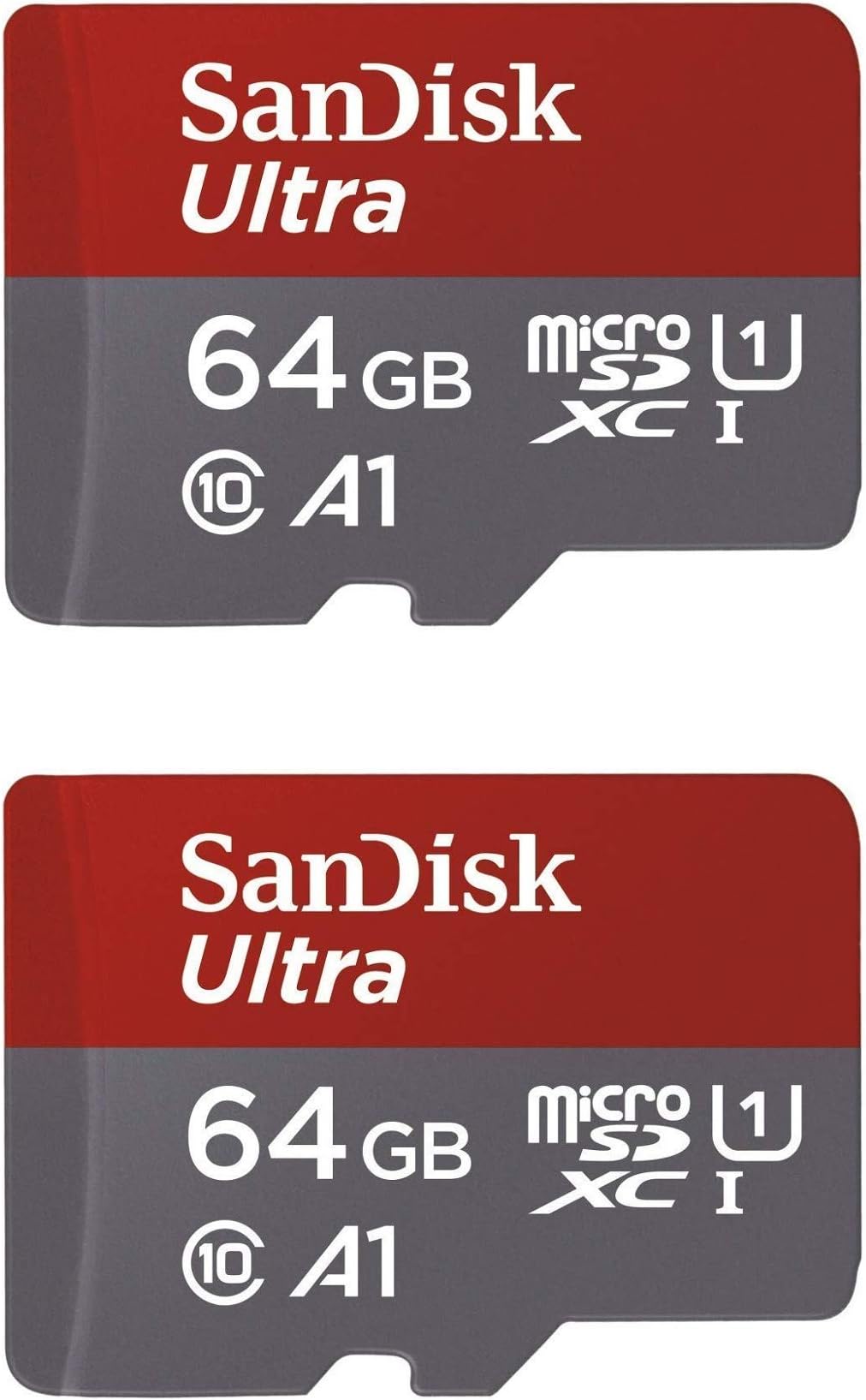 SanDisk 64GB X2 (128GB) MicroSDXC Ultra Uhs-1 Memory Card