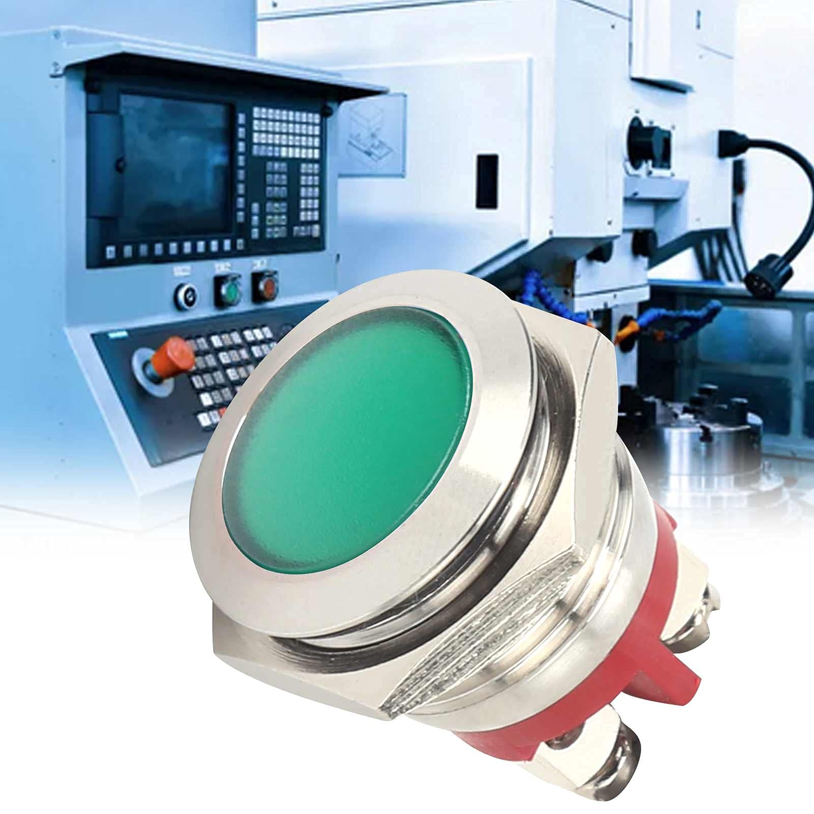 Indicateur LED 6V 16mm - Signal Lumineux Étanche IP66 | Pour Voiture, Camion, Bateau (Rouge)