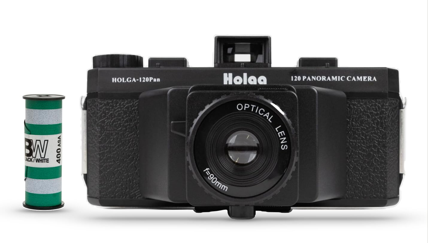 Anton & HOLGA 120N Pan 6x12 Kit panoramique Format Moyen (avec Film B+W)