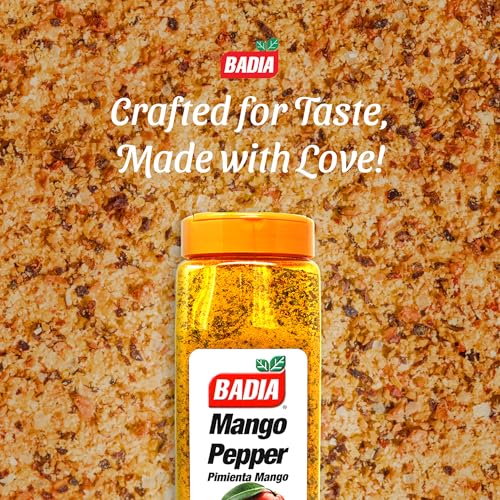 Image of Badia Mango Pepper Seasoning, 24 oz - Sweet & Zesty Citrus Pepper Blend for Chicken, Seafood & Vegetables