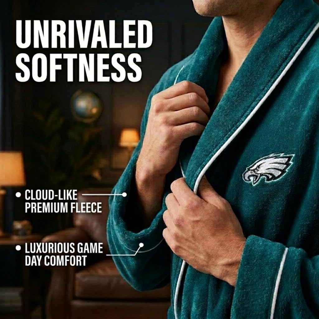 NFL Team Logo Patch Robe