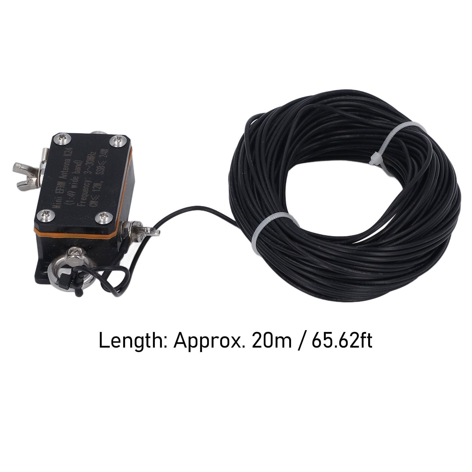 Antenna a Onde Corte 1:49, Antenna a Semionda Compatta End-fed da 3-30 MHz con Connessione Standard, per Comunicazioni Radioamatoriali