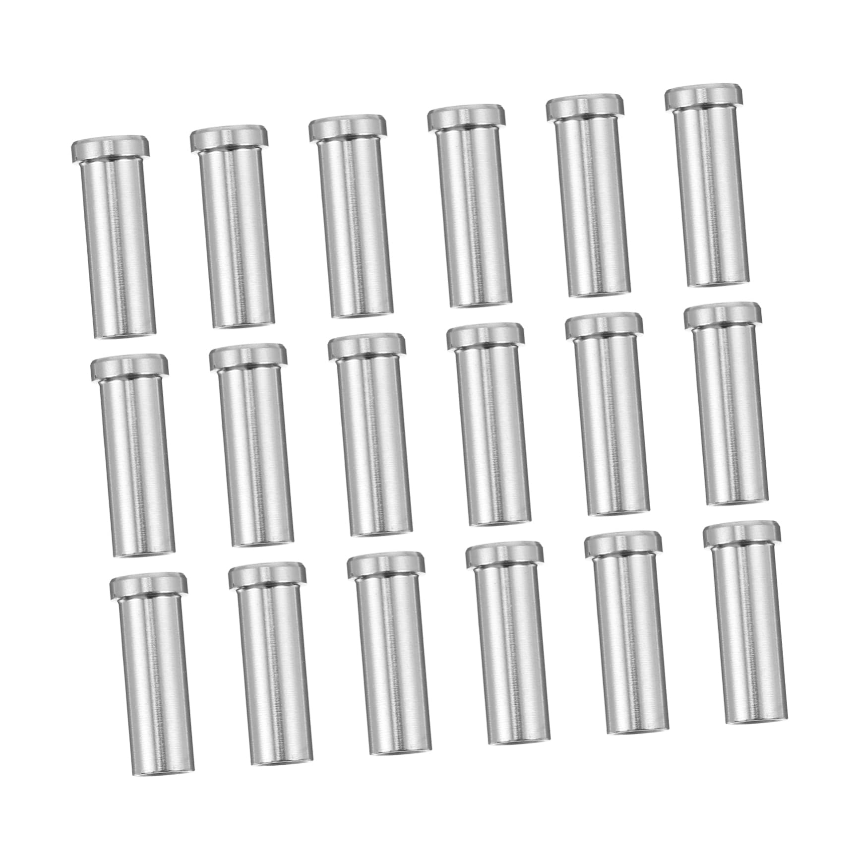 DECOMELODY Stainless Steel Wire Rope Protective Sleeves Heavy Duty Cable Protectors for Wire Rope Connections Durable Sleeve for Enhanced Protection and Safety