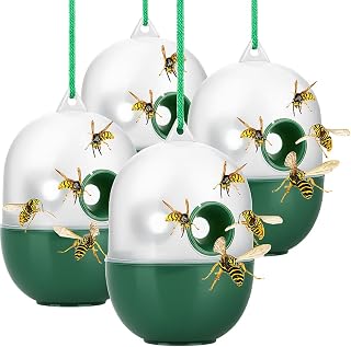 Insektenfalle - Lebendfalle zum Aufhängen - tierfreundlicher Insektenschutz für außen - Insektenfänger aus Kunststoff - Humane Insektenabwehr (6)