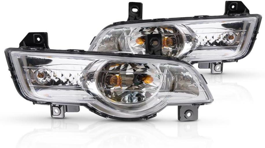 CarLights360: For Chevy Traverse Signal/Corner Light 2009 10 11 2012 Pair Driver and Passenger Side Front w/Bulbs DOT Certified Replaces GM2520194 + GM2521194