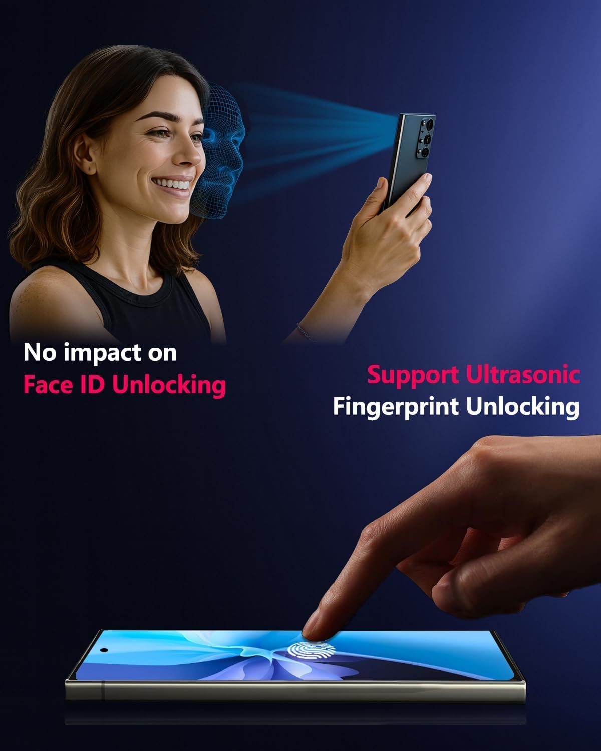 Wersja UE wyświetlacz OLED do Galaxy S24 Ultra 5G LCD ramka