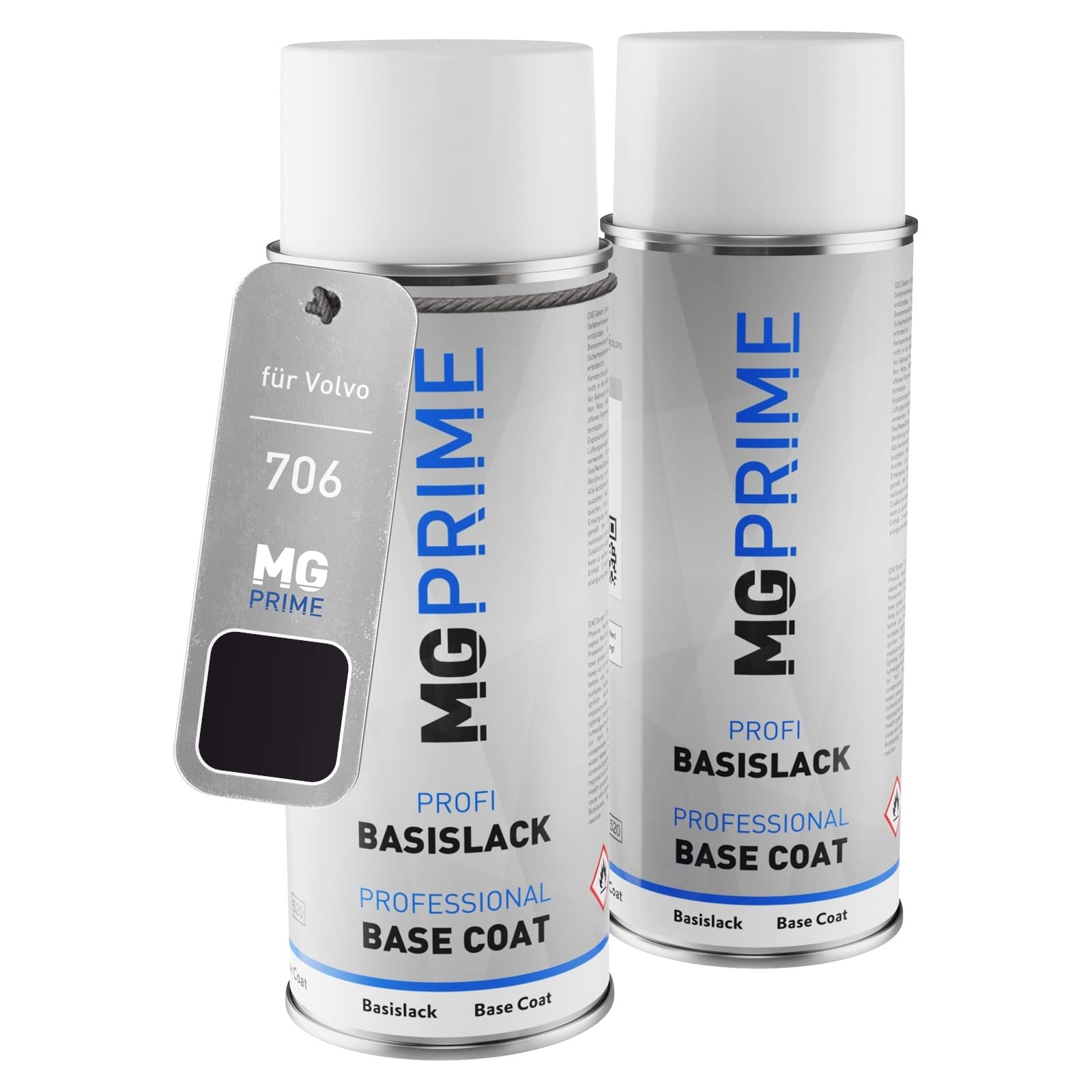 Mg Prime Ocean Blue Ii Metallic Car Paint Spray Cans For Volvo 706 /Ocean Race Blau Metallic Primer Base Coat Spray Can 400Ml