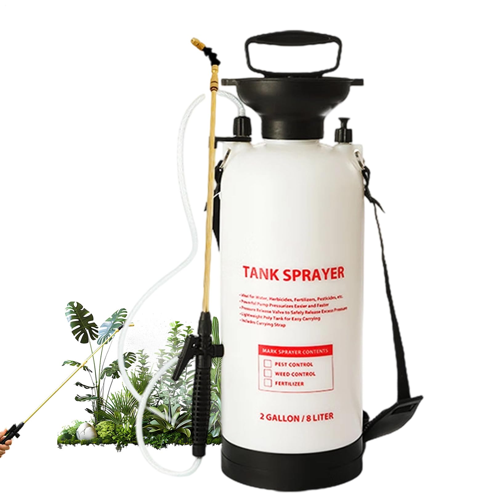 Pulvérisateur de jardin pour soigner la pelouse sans effort de dos