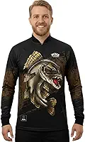 Camisa Camiseta Blusa de Pesca Traira Trairão com Proteção uv50+
