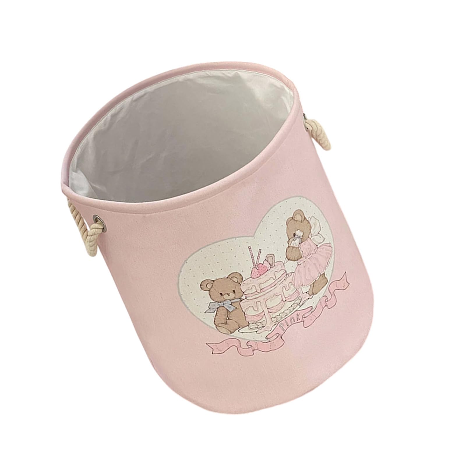 Panier à linge en coton et lin pliable de grande capacité pour le rangement du linge de maison