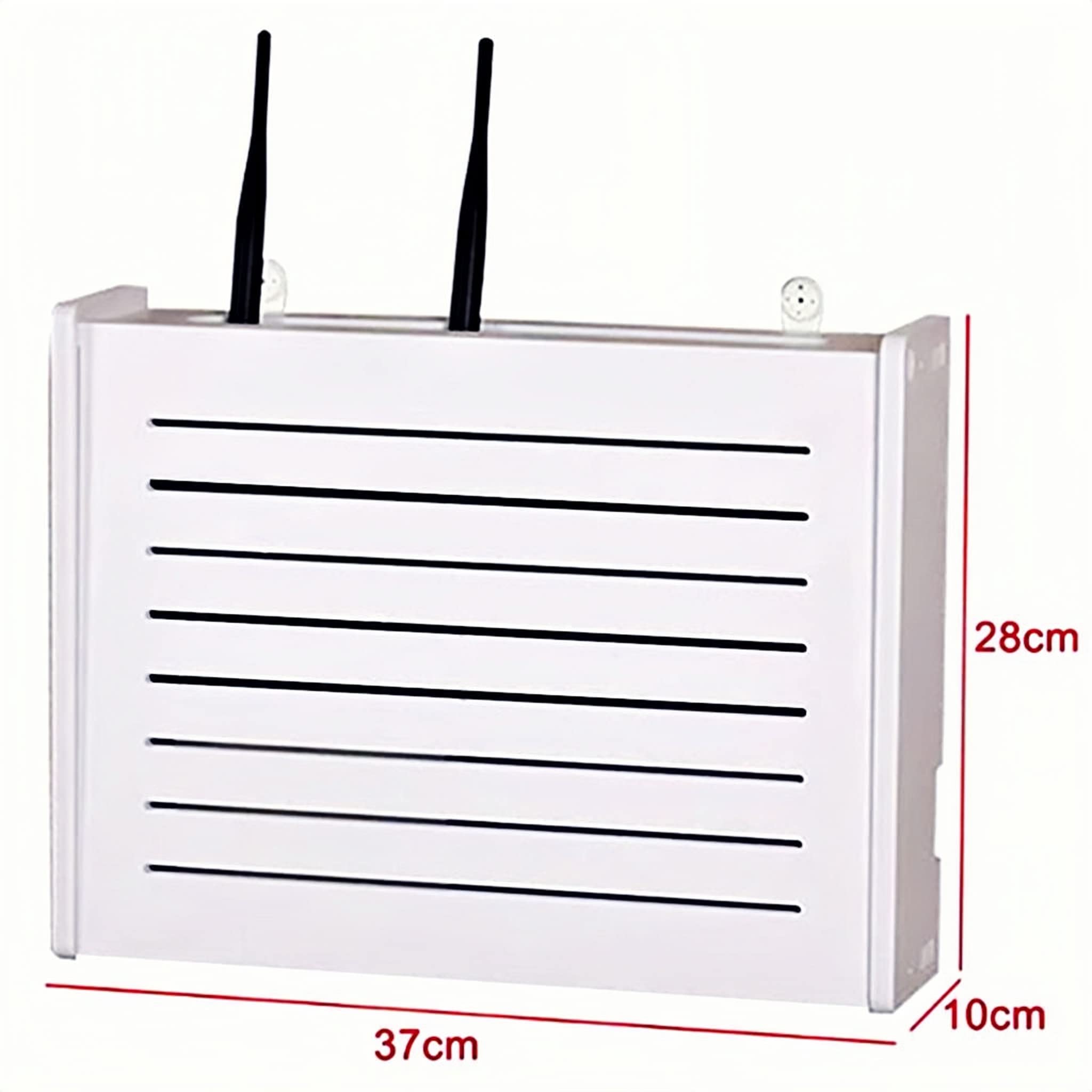 Pudełka do przechowywania bezprzewodowy router pudełko do przechowywania bez dziurkowania stojak WiFi stojak ścienny dekoracyjne pudełko kreatywny stojak biały dekoracyjny pływający stojak
