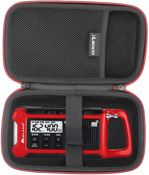 RLSOCO Hard Case for Midland ER210/ER310/ER300/ER50 Emergency Crank Weather AM/FM Radio (Case Only)