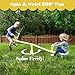 WONKAWOO Teeter Totter See Saw for Kids Outdoors, 360 Swirling Fun Seesaw for Toddlers, 2 Person Backyard Playground Equipment