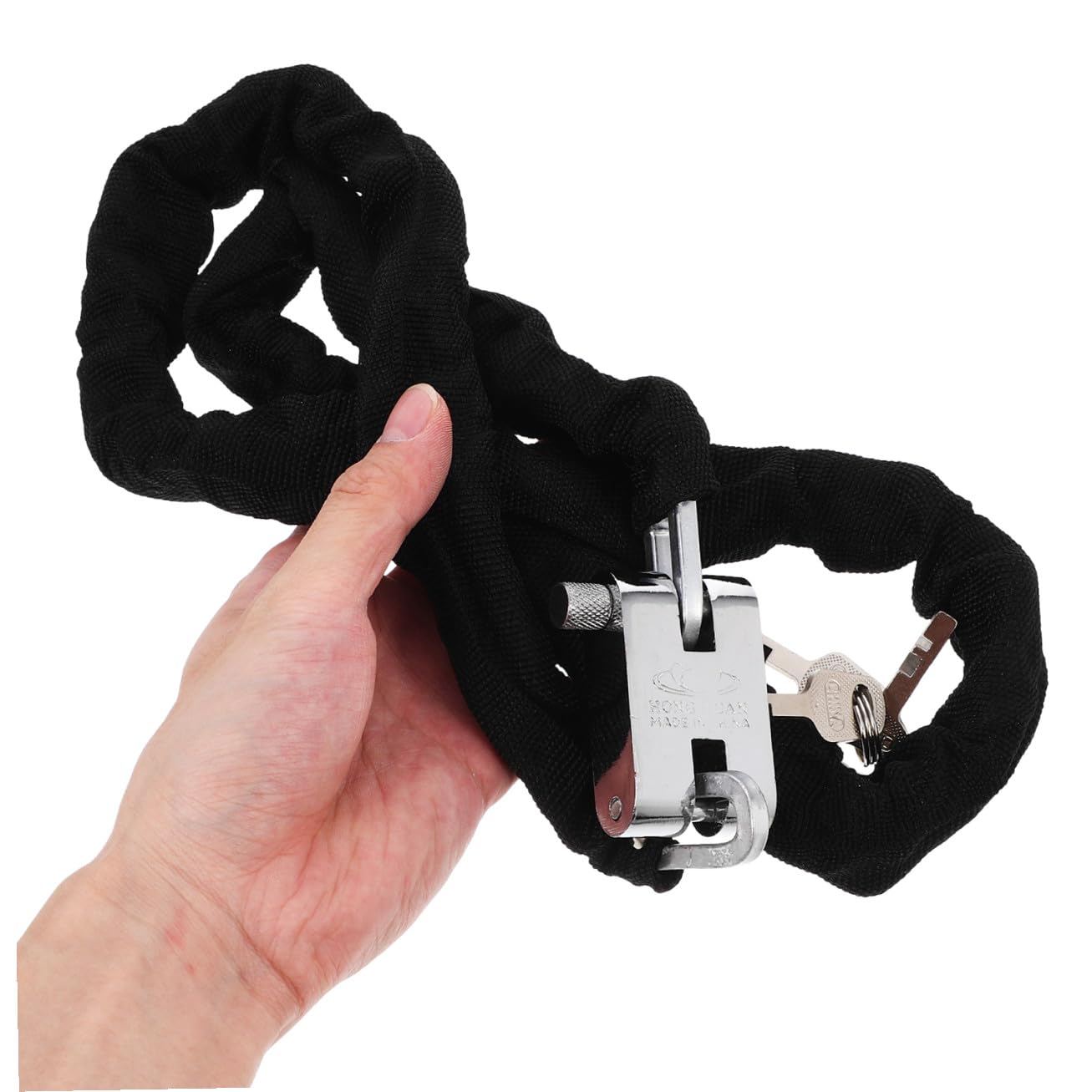ibasenice Lucchetto Catena Antifurto Per Bici Da Lucchetto Catena Resistente Per Sicurezza Di Biciclette e Moto All Aperto