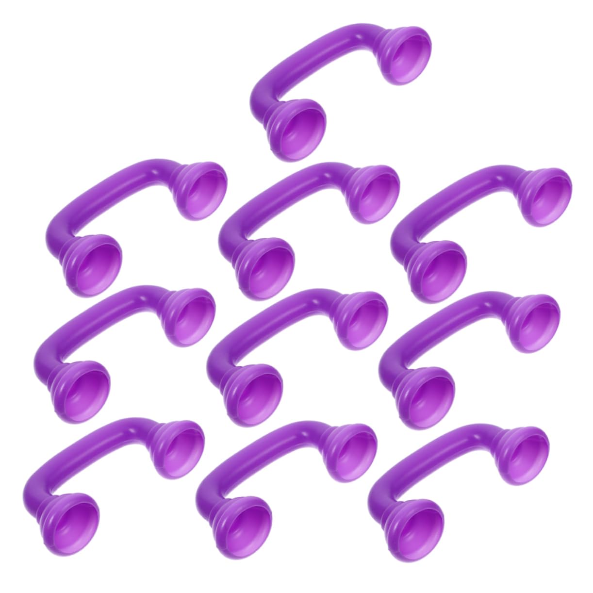 HONMEET Realistic Phone Toys for Boys and Girls 10pcs Reading Phones Speech Correction for Boys and Girls' Education