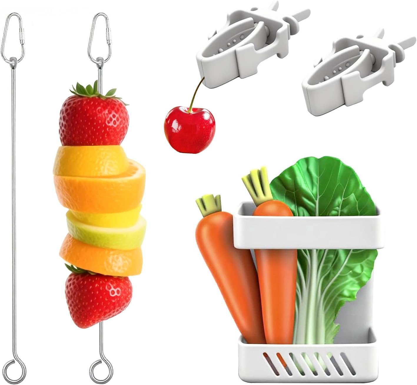 Bird Cage Food Skewer Set