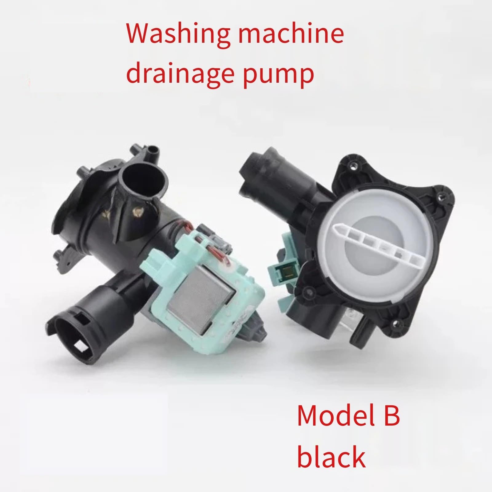 Pompa Di Scarico Per Lavatrice, Compatibile Con Siemens, Pompa Di Drenaggio Doctor Drum Per Lavatrice IQ300/IQ500, Motore Di Drenaggio(Type B black)