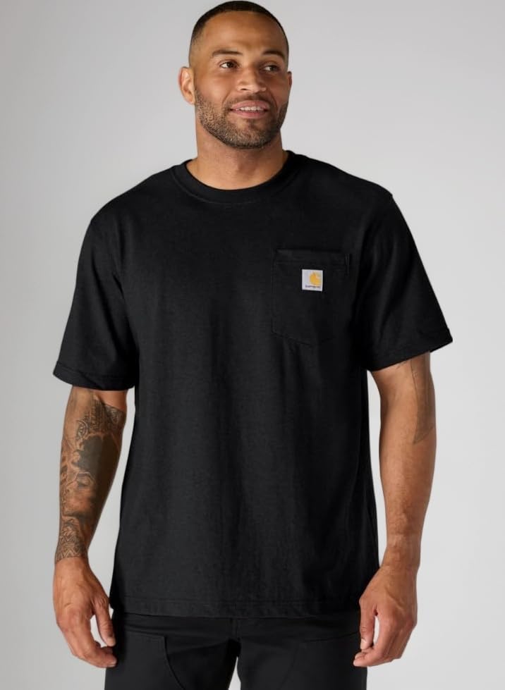 Herren Relaxed Fit Heavyweight Short-Sleeve K87 Pocket T-Shirt T-Shirt (1er Pack)