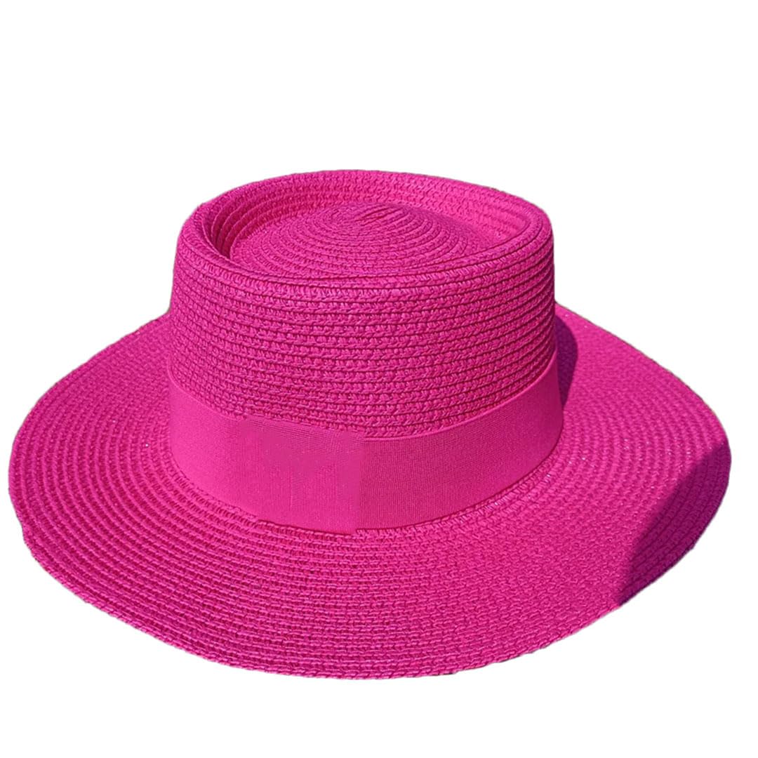 EYRMQWJPC Wide Brim Sun Hat, Women's Paper Straw Sun Hat Multicolor 55-58cm(6)