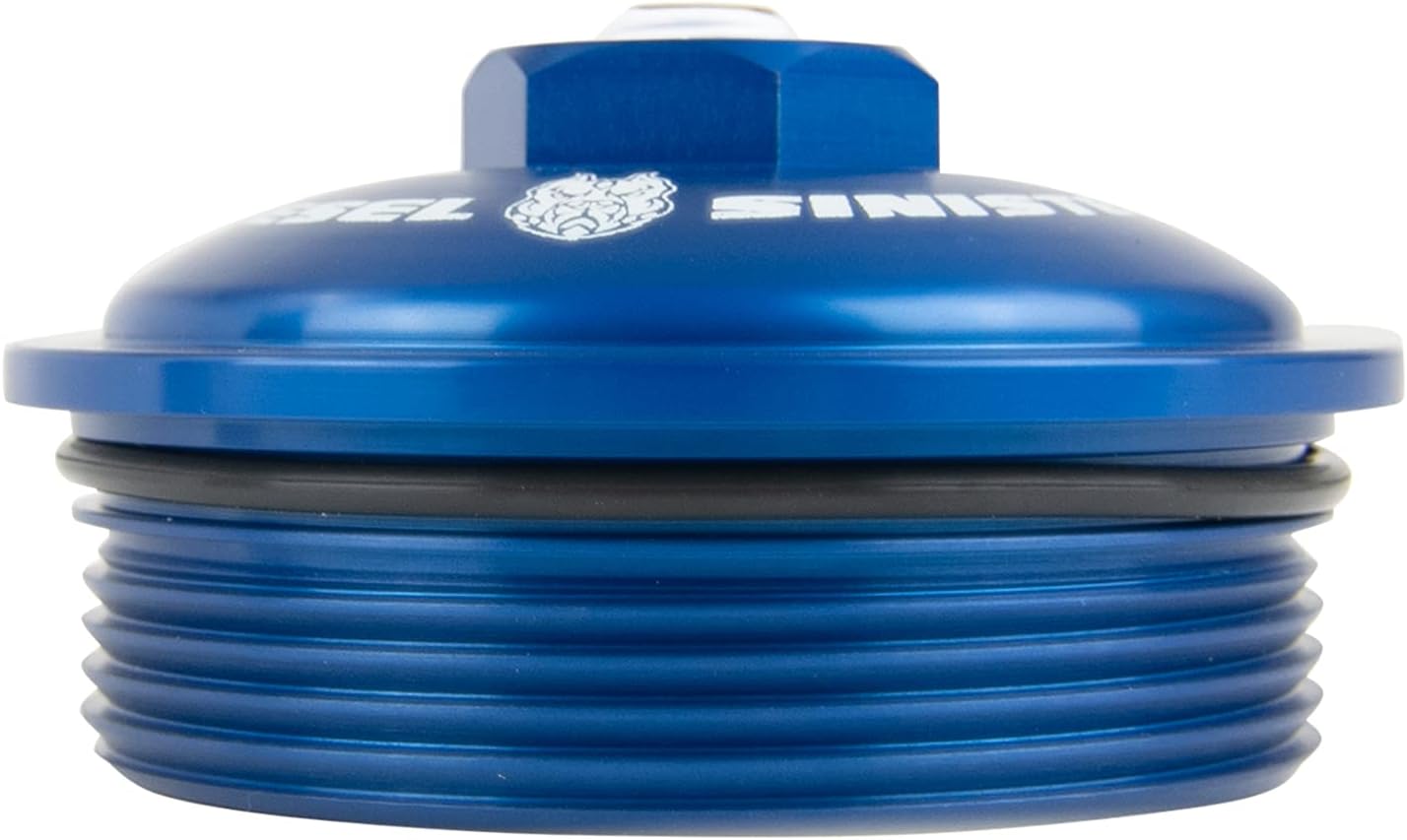Sinister Diesel Billet Blue Cap Kit for 2003–2007 Ford Powerstroke 6.0L – Coolant Reservoir, Oil and Fuel Filter Cap Upgrade
