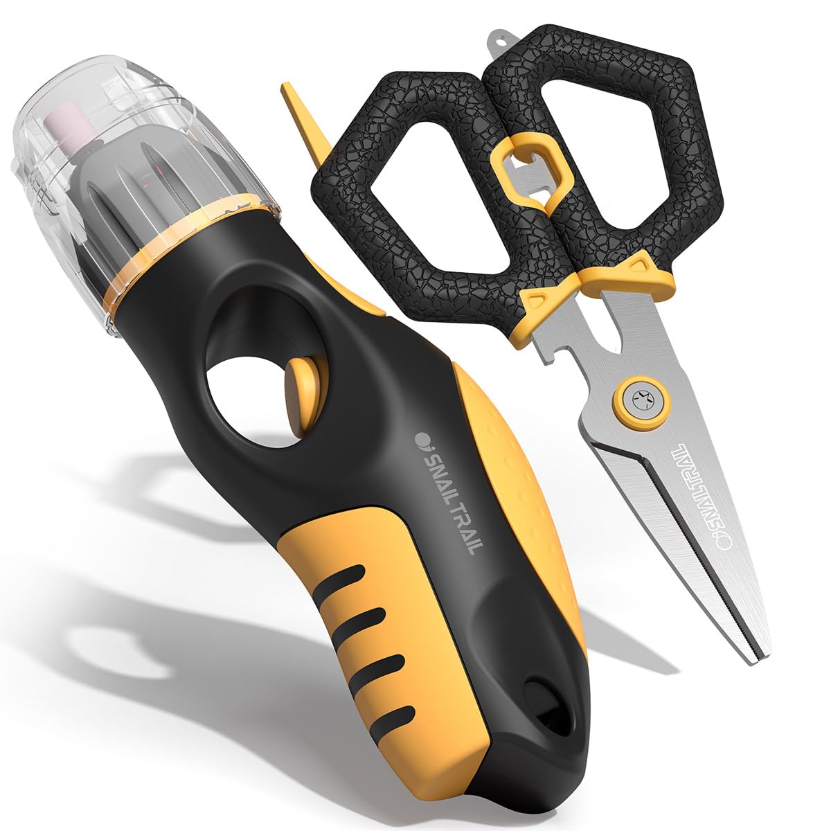battery operated fish hook sharpener Hook File Set of 4 Diamond Fishing Hook File Portable Hook Sharpeners with Double Sided Fine and Medium Grit for Saltwater Freshwater Ice Fishing Tools, 4 Inches Our high SNAIL TRAIL Fishing Line Stripper