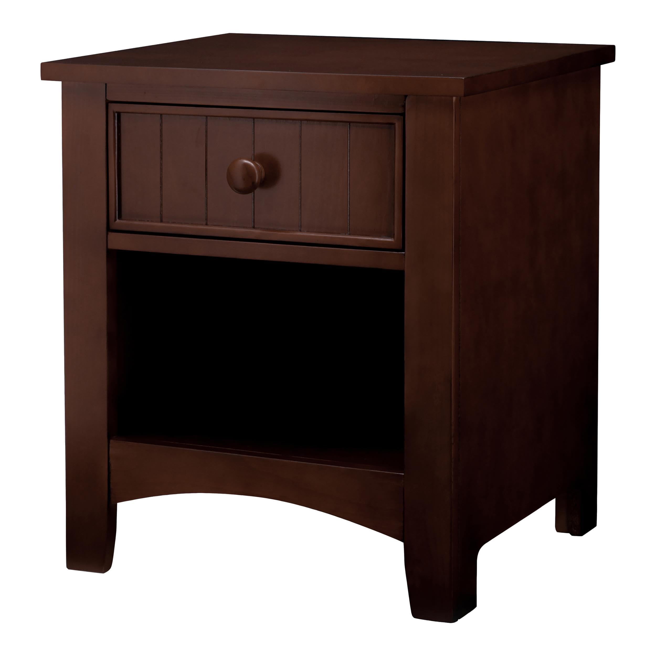 Furniture of America Alaia Dark Walnut Nightstand