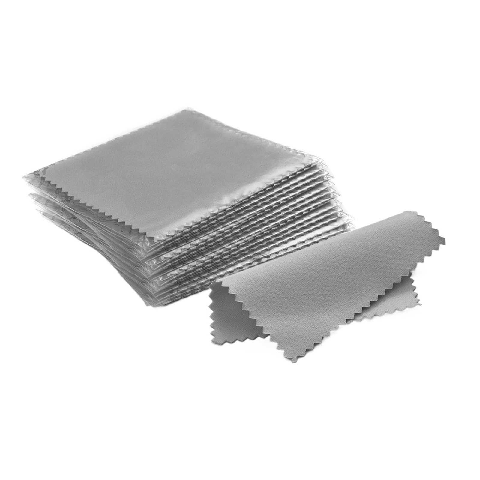 ewelry Cleaning Cloth, Paquete de 50 paños de limpieza for joyas de plata (8 x 8 cm, multicolor)