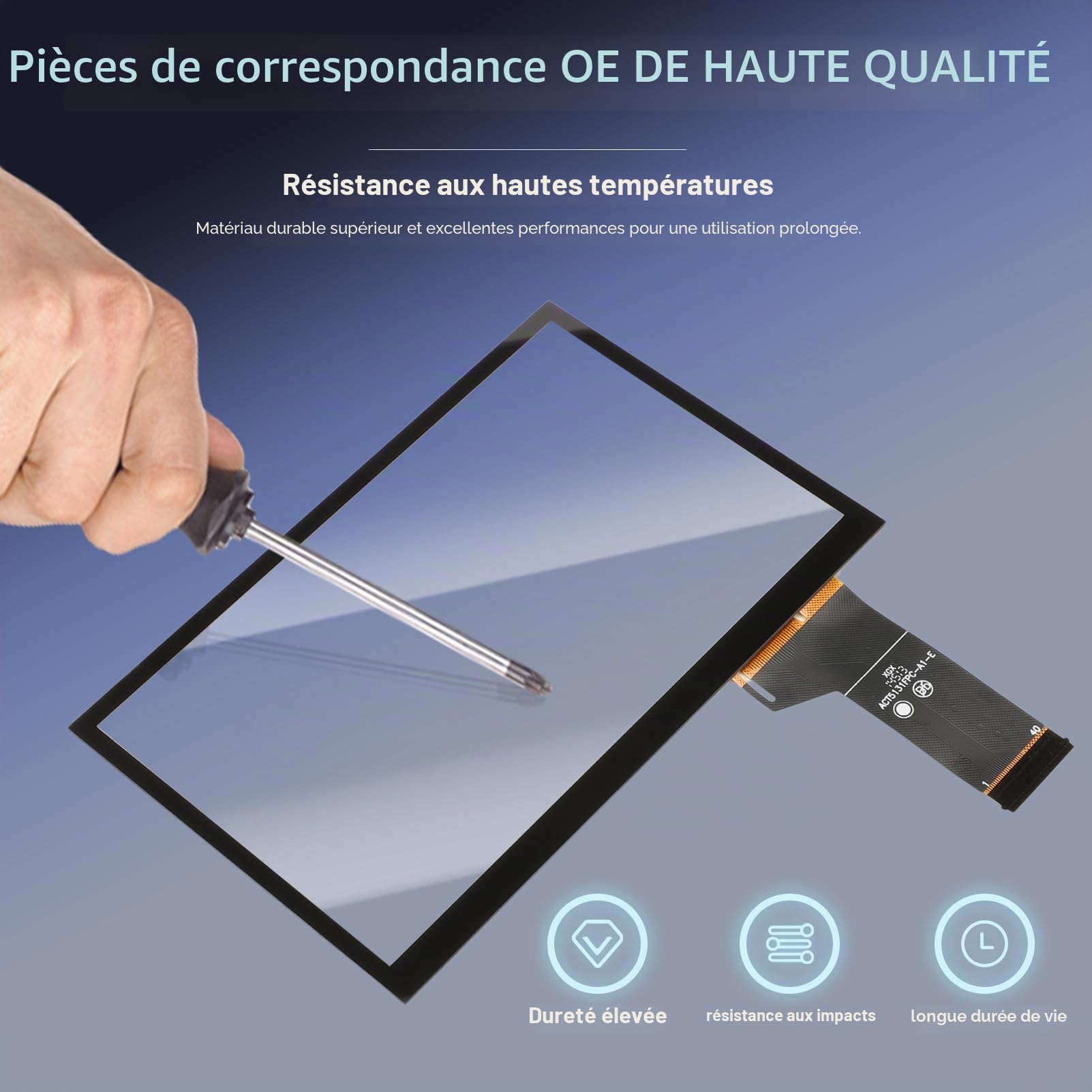 Écran Tactile LCD De Rechange pour T6 Caddy Alhambra 5L0035680 | Pour VW Passat B6 Golf 7 Golf VII 5N Transporter Oct II Fabia Superb Yeti Scirocco;Écran tactile haute définition