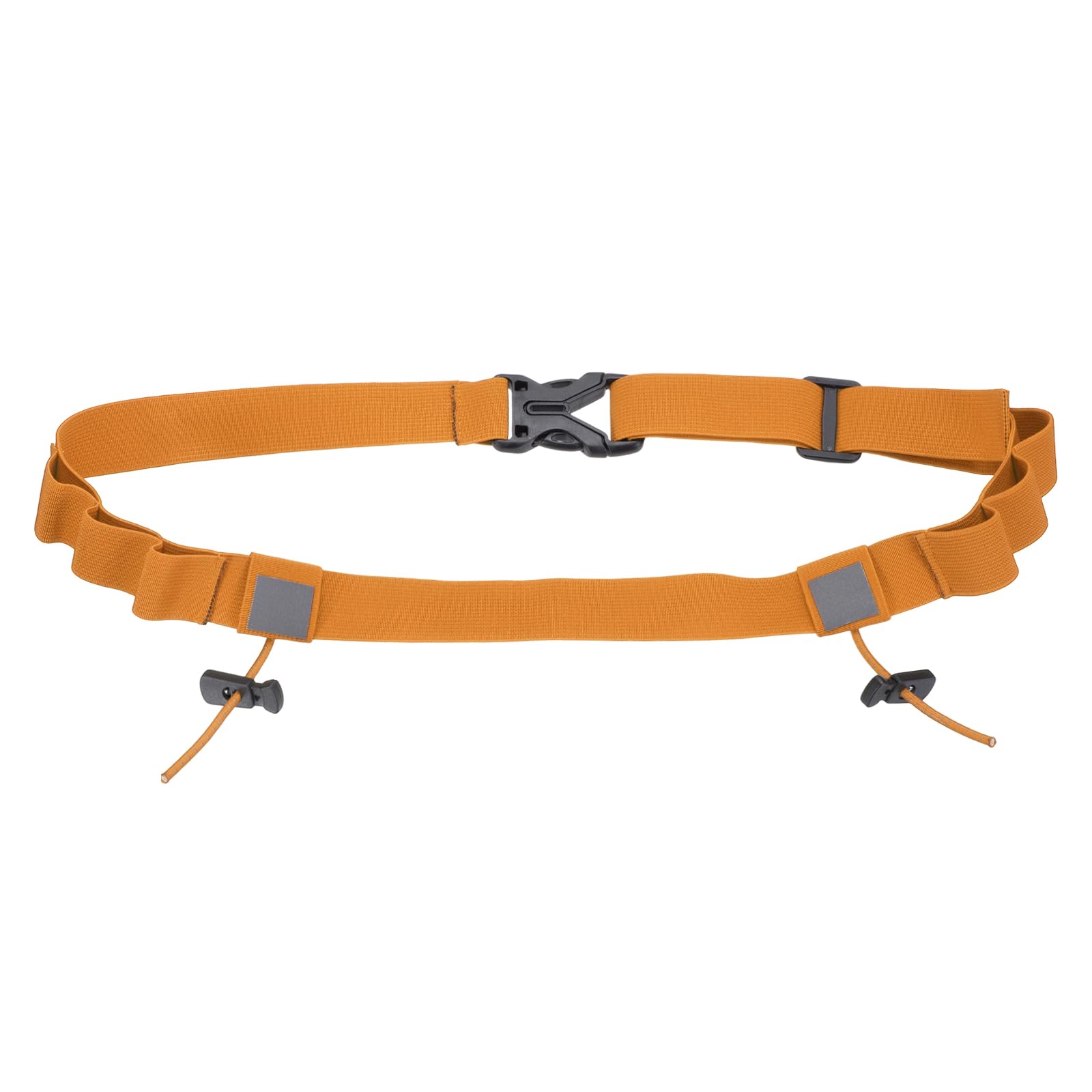 YELARXI Race Number Belt, Elastic Comfortable Running Belts with 6 Energy Gel Loops, Sport Race Bib Holder 1 Pcs & Orange-Fitting for (Running/Triathlon/Marathon/Cycling)