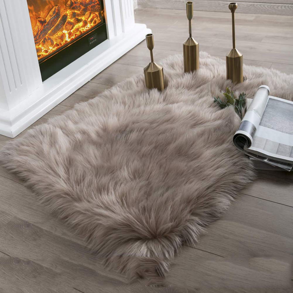Tapis en cuir synthétique grand format coussin de sol et décoration élégante pour salon moderne