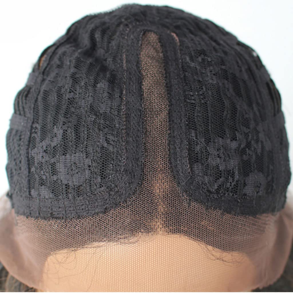 LIOONS Parrucca realistica Parrucca Moda Riccia Stile Riccio Parrucca Riepilogo Parrucca Sintetica 61 Cm/24 Pollici Adatto per L'uso Quotidiano delle Donne di Parrucche alla Moda Eleganza Naturale