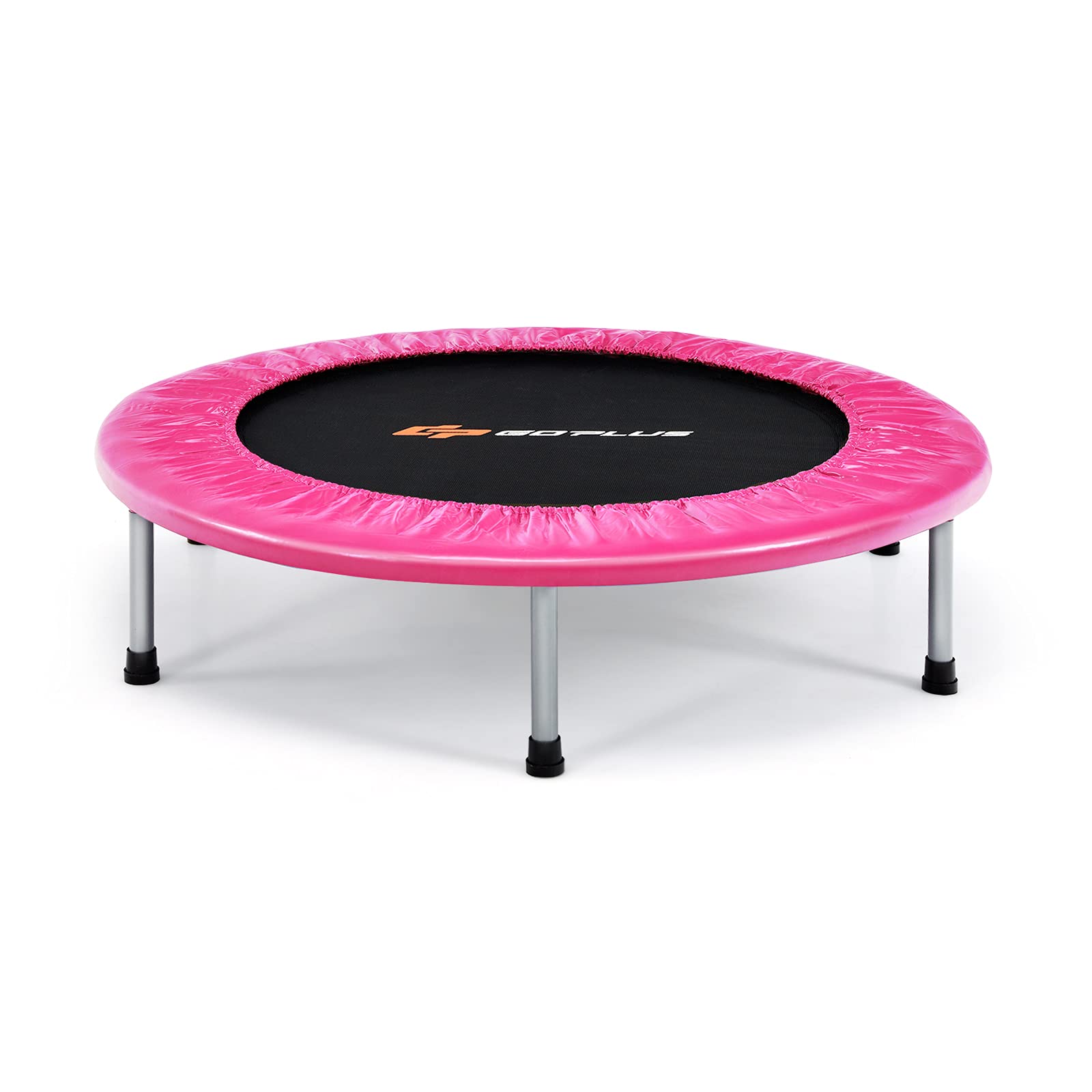 Amazon | GYMAX トランポリン 室内 子供用 97cm 耐荷重150kg 6本脚 と