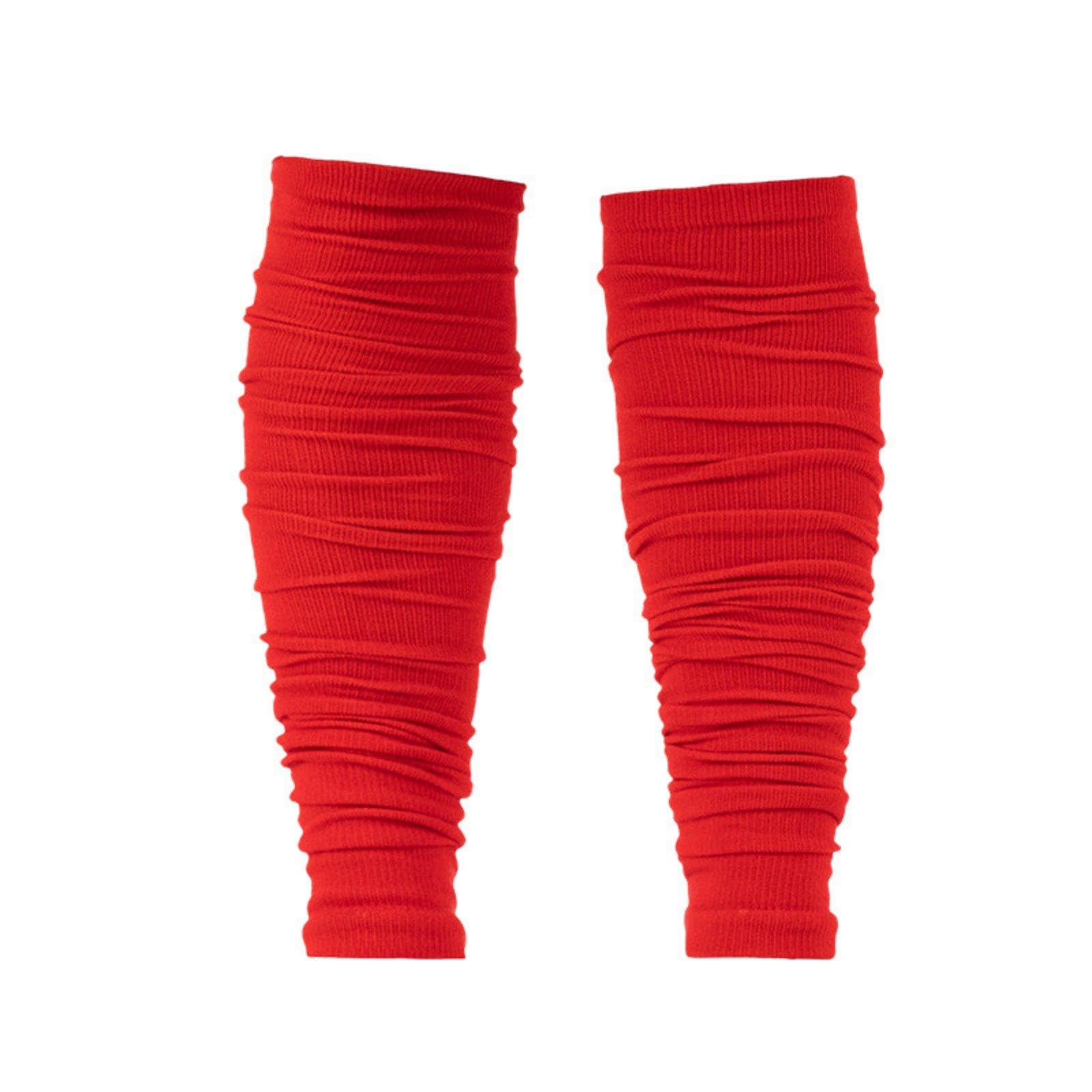Extra Long Stacked Leg Sleeves Sweat Wicking Extra Long Sport Calf Sleeve High Scrunch Football Socks for Gym, Training, Game Day Red Kids|Clothing Shoes & Accessories| Mens Clothing| Soc-image-41