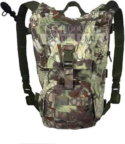 ZAPT Mochila de hidratación táctica Molle Militar Mochila de Hidratación Senderismo Caza Airsoft Portador de hidratación con bolsa de almacenamiento