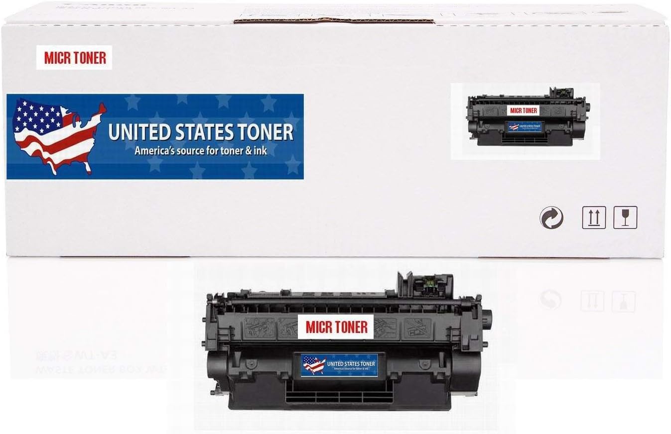 United States Toner Compatible CE505A MICR Toner Cartridge Replacement for use in HP Laserjet P2035, Laserjet P2035n, Laserjet P2055, Laserjet P2055d, Laserjet P2055dn, Laserjet P2055x.