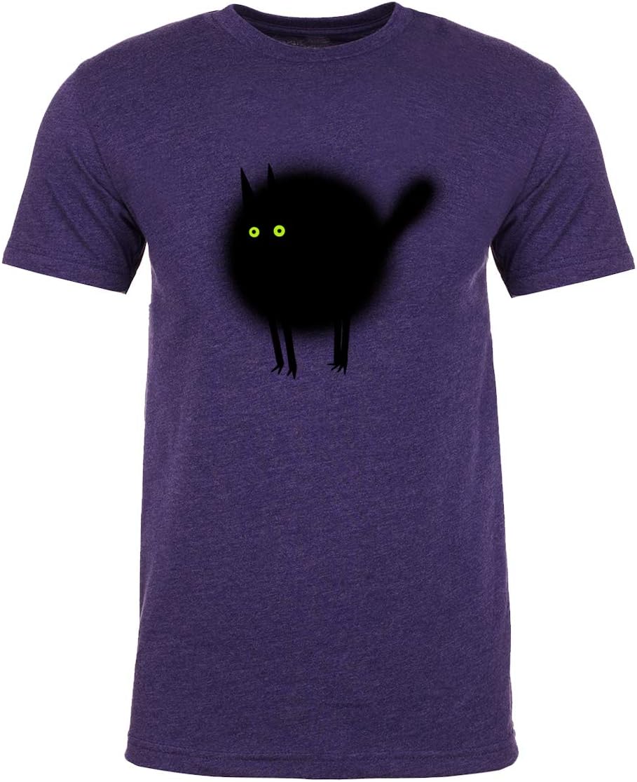 Cute Poofy Black Cat T-Shirts, Nice Graphic Tees, Funny Halloween T-Shirts!
