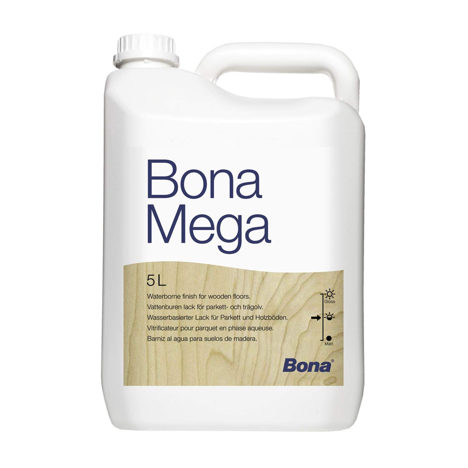 BONA Mega Semi-Matt 5 Litres Semi-Matt 5 Litres 5