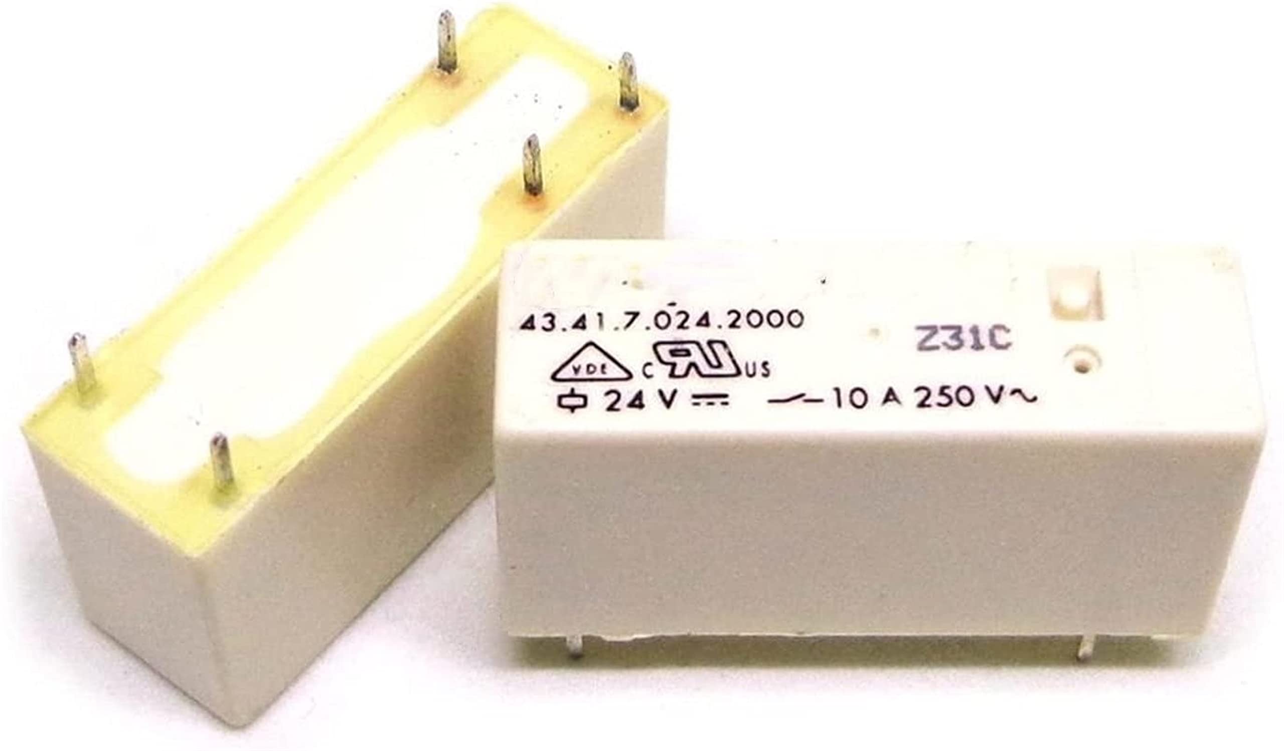 AQHYEBNSR Relay 5PCS 43.41.7.024.2000 24VDC 10A 5PIN