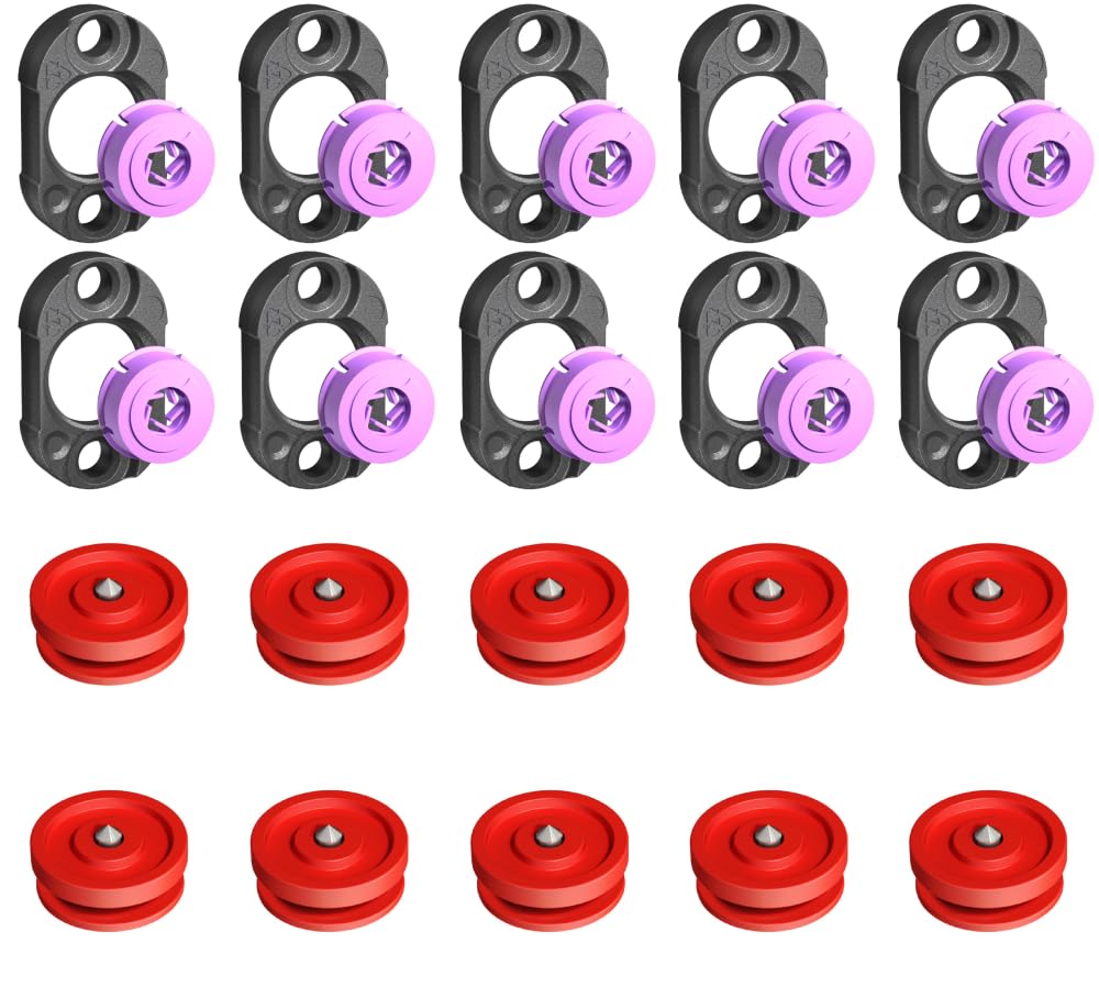 Button Fix Type 3 Flush Bracket x10 + 10 Marker Tools