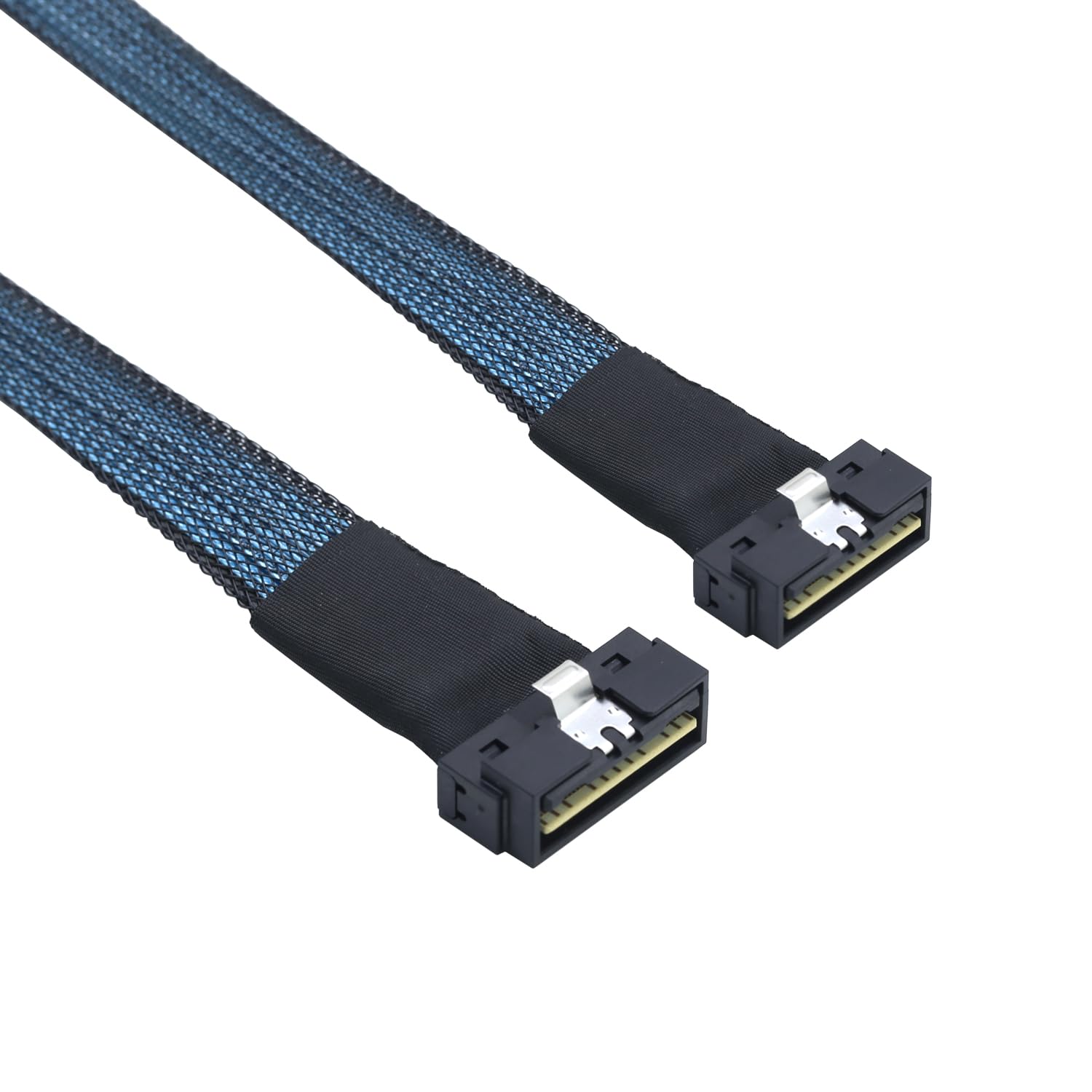 Câble Slimline SAS 4.0 LP SFF-8654 blindé haute performance pour stockage de données stable 1m