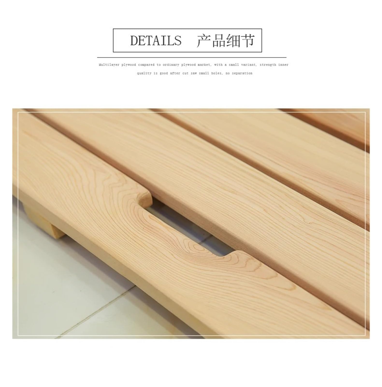 Alfombrilla de baño de bambú, alfombrilla de baño de madera para baño, suelo de madera, ducha, antideslizante, almohadilla de agua, alfombrilla de madera antideslizante (color 2,800 mm x 900 mm)
